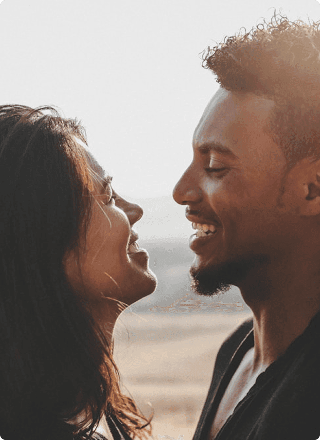 Person using Rivet app to connect with matches